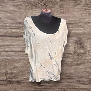 Hard Tail Forever Scoop Neck Boho Oversized Top Size XS